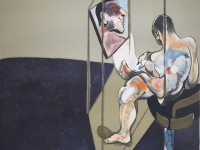 Francis Bacon, Irlanda 1909-1992. Study of the male back, litografía, 60 x 45 cms. 1987 (3)